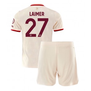 Bayern Munich Konrad Laimer #27 Dětské Alternativní dres komplet 2024-25 Krátký Rukáv (+ trenýrky)